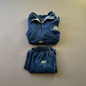 Vintage 2003 Empire State Games Windbreaker Tracksuit Packable Set